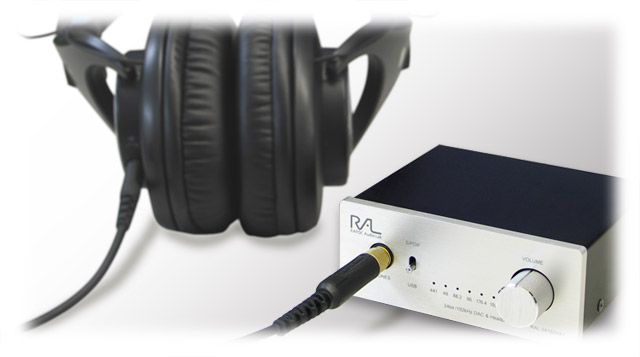 24bit/192kHz対応 DAC内蔵ヘッドホンアンプ RAL-24192HA1[RATOC]