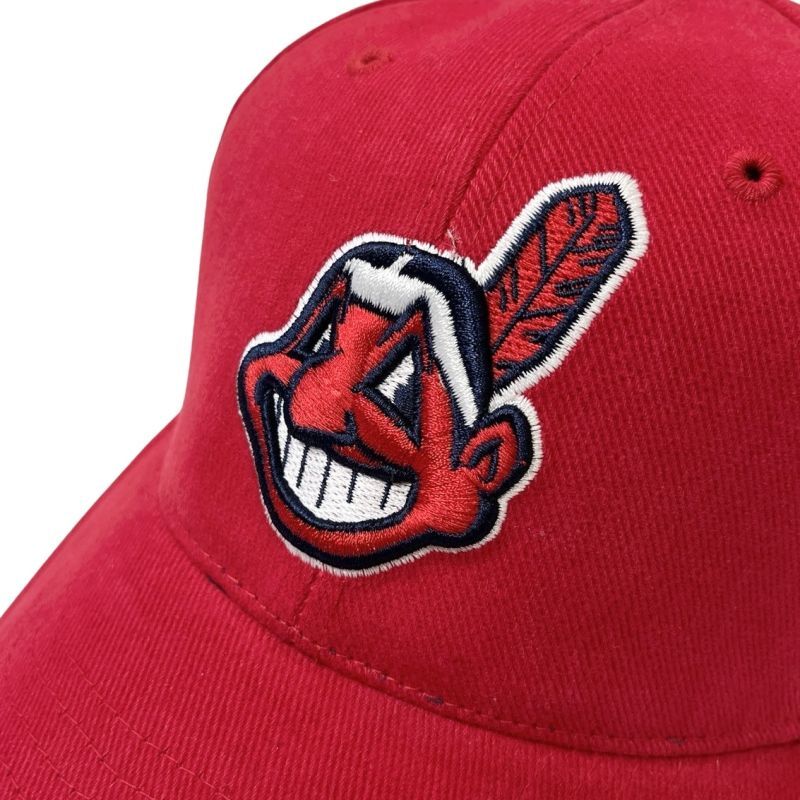 Deadstock Cleveland Indians 6panel Cap Red - RAWDRIP