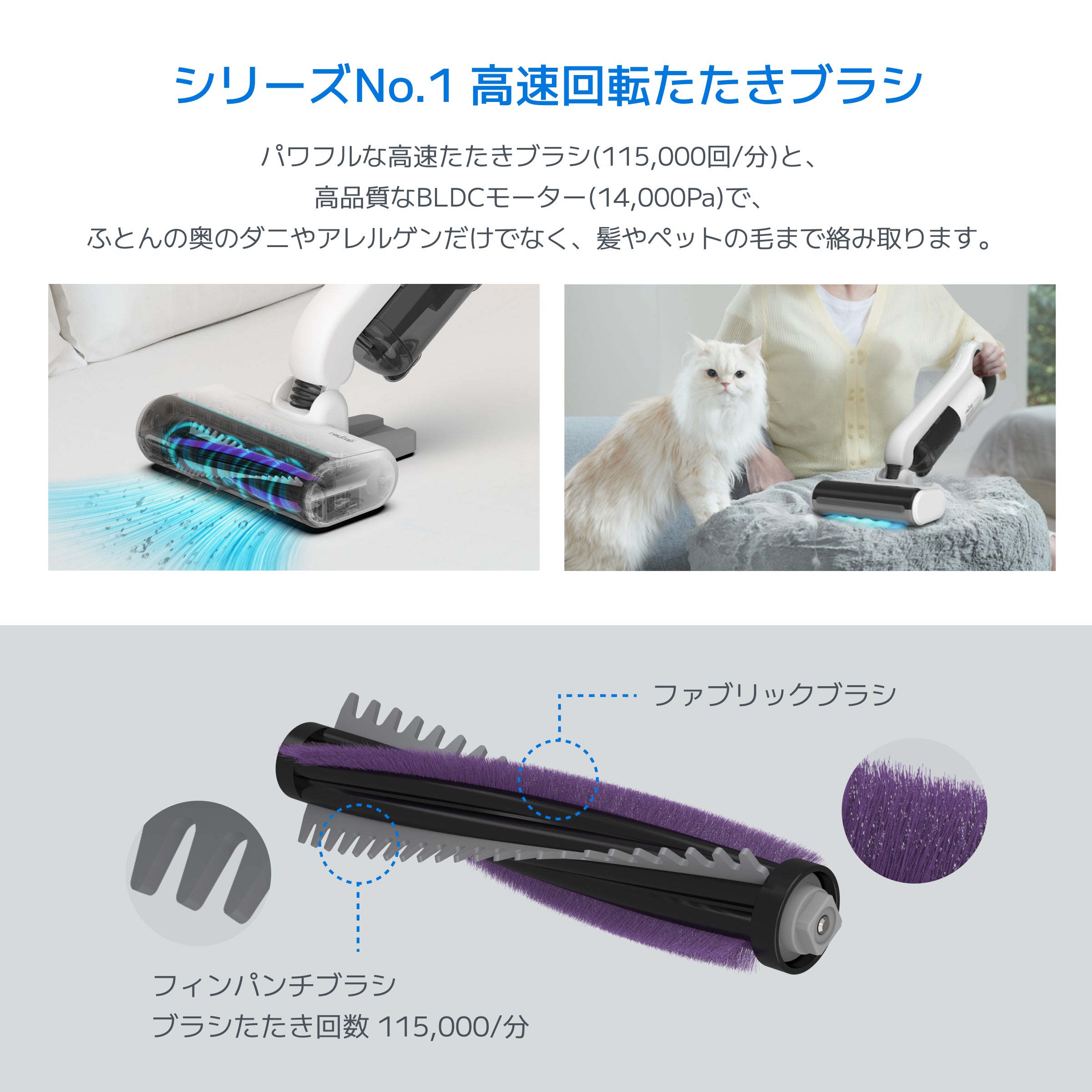 コードレスUV布団クリーナー レイコップ RS5