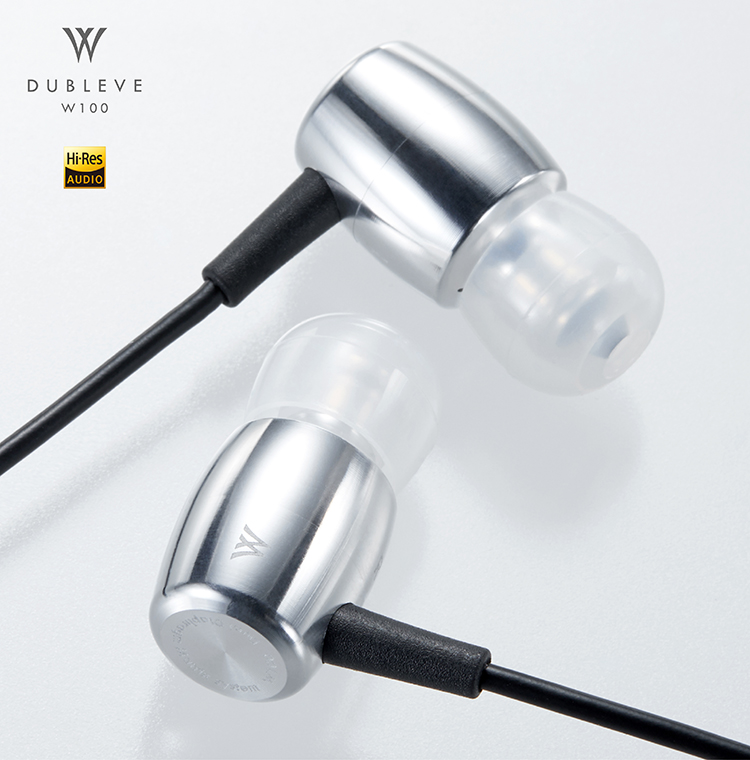HP-W100 W(ドブルベ)シリーズ ハイレゾワイヤードイヤホン - radius