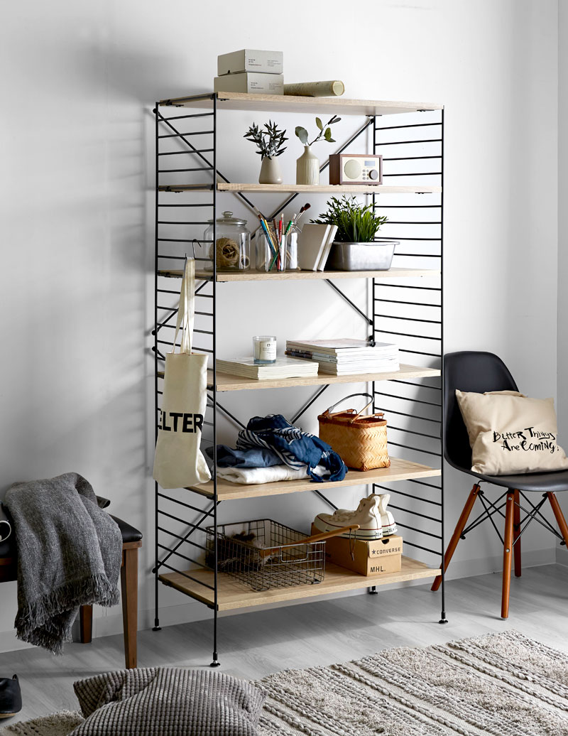 セール 50%OFF】ユニットシェルフ CONELL 6段シェルフ （W83×H165