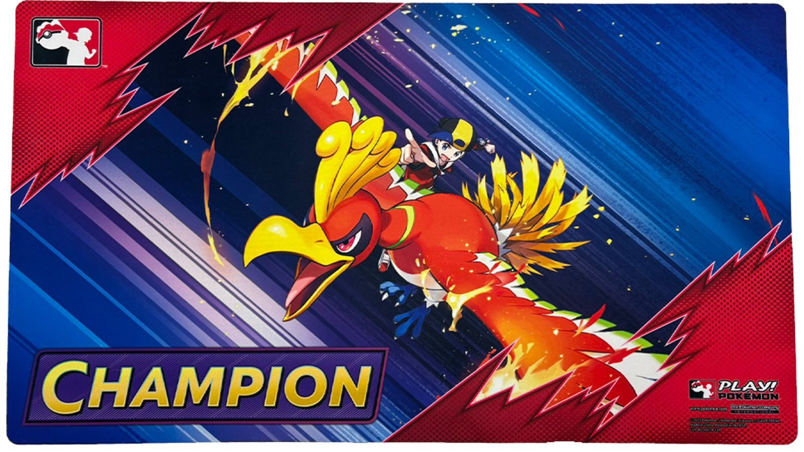 ヒビキのホウオウ チャンピオンプレイマット - らぐなろっくゲーミング