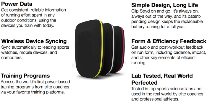 Stryd｜ランナーのためのウェアラブルパワーメーター「ストライド