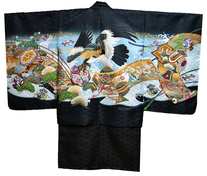 楽天市場】七五三 753 着物 男の子 袴 セット 3歳羽織袴 フルセット 鷹