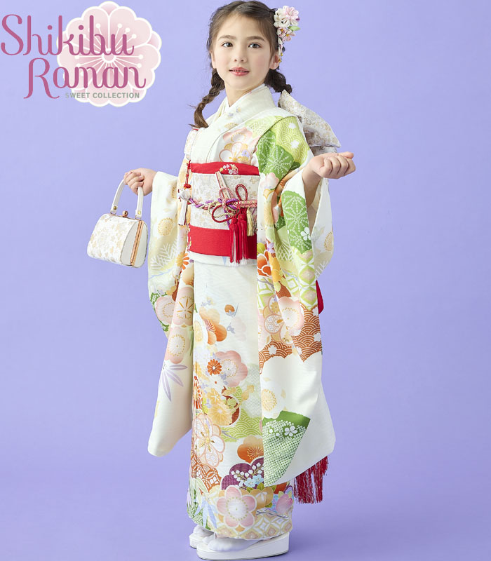 楽天市場】七五三 753 着物 7歳 女の子 着物フルセット 式部浪漫