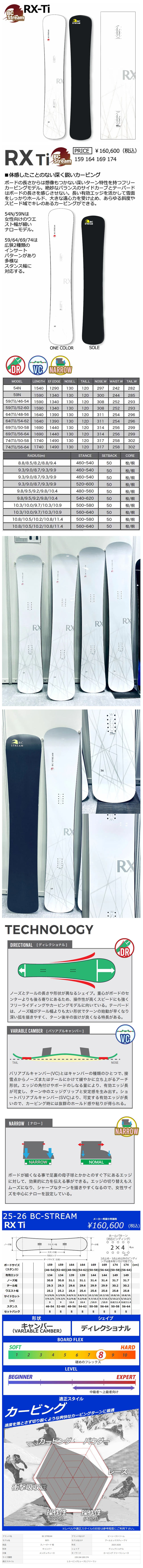 楽天市場】25-26 BC-STREAM / ビーシーストリーム RXTi アールエックス