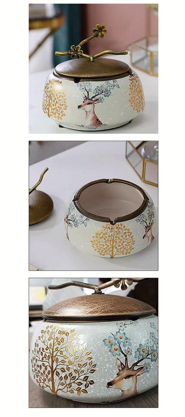 楽天市場】陶器 小物入れ 蓋付き アンティーク インテリア