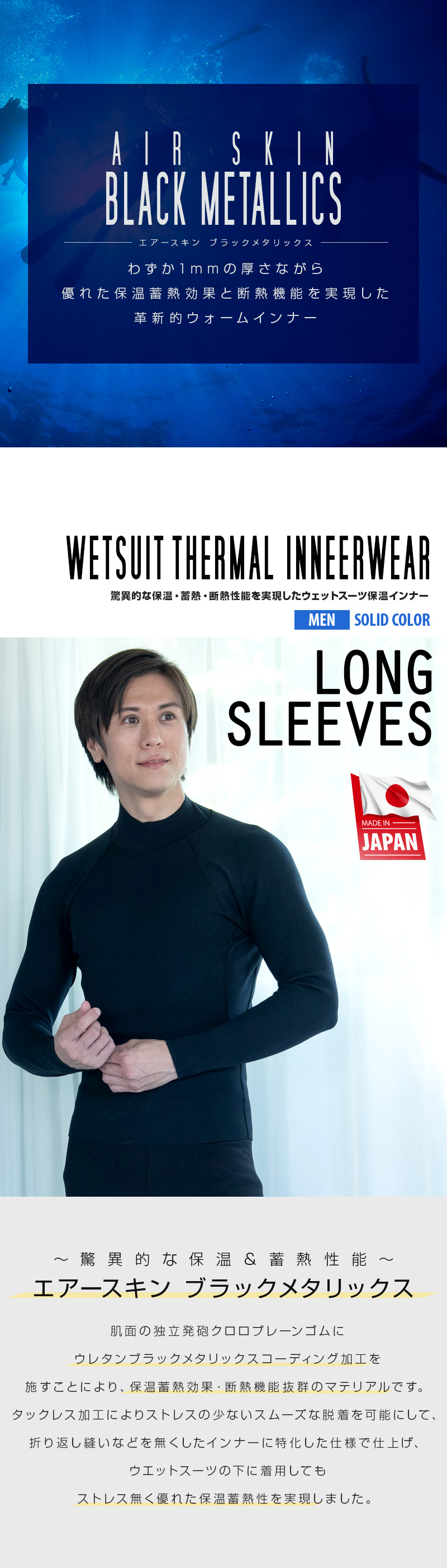 楽天市場】＼楽天1位！／DELLING ウェットスーツ 保温インナー 防寒