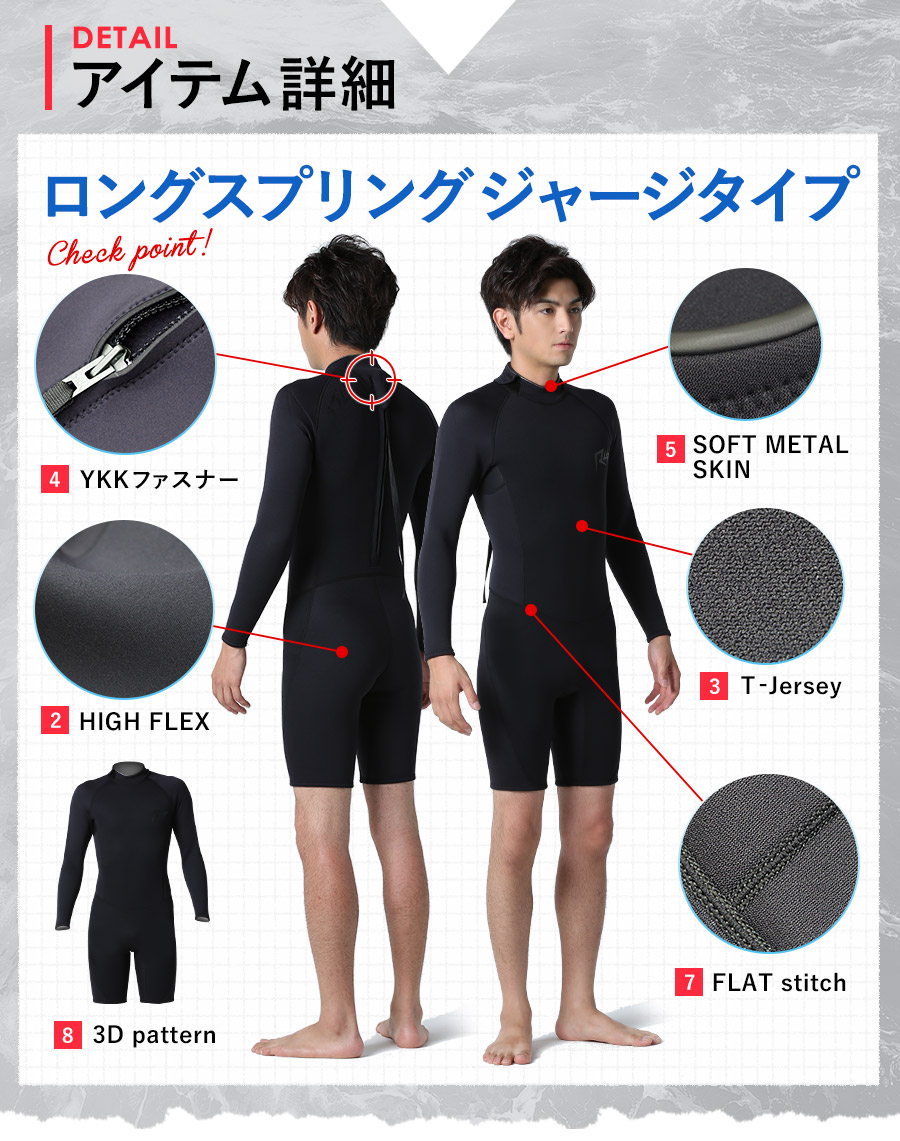 楽天市場】[ｽｰﾊﾟｰｾｰﾙ価格+ｸｰﾎﾟﾝ]RSS SURF ウェットスーツ ロング