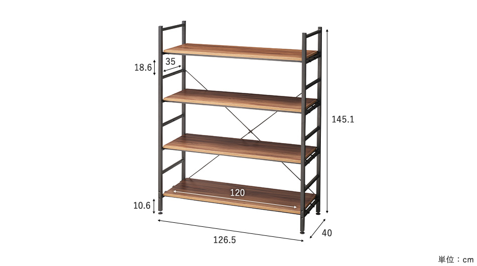 楽天市場】【最大20％OFF◇11日AM10時まで】フレームラック OS 4段