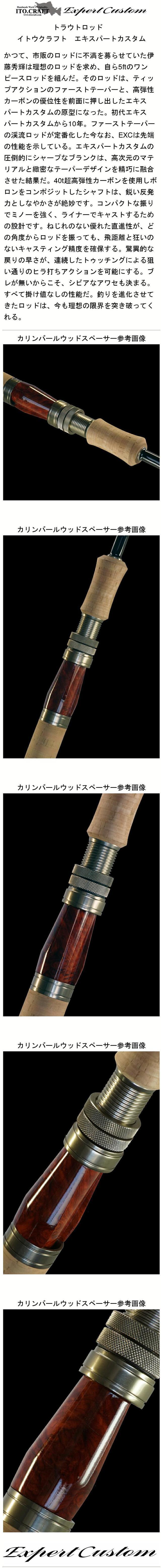 楽天市場】イトウクラフト エキスパートカスタム EXC820MX スピニング