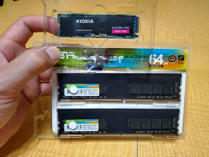 自作PC】ストレージについて（キオクシア SSD M.2 開封・使用レビュー