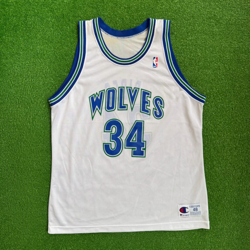 90's Isiah Rider Minnesota Timberwolves Champion NBA Jersey Size
