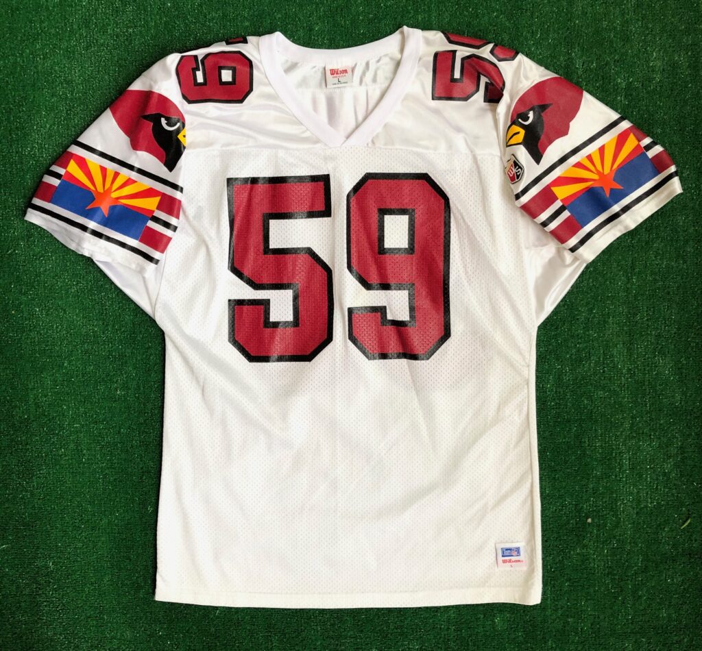 90's Seth Joyner Arizona Cardinals Wilson NFL Jersey Size Large