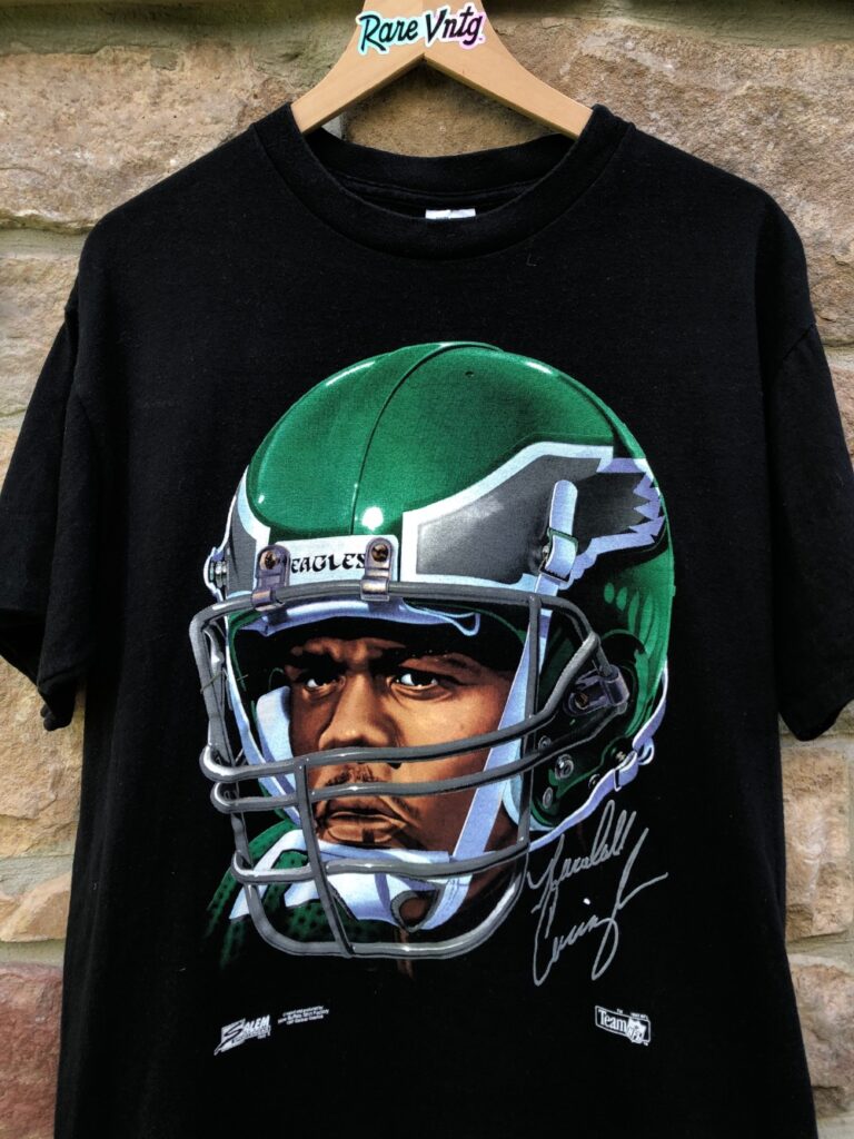 1992 Randall Cunningham Philadelphia Eagles Salem Big Face NFL T