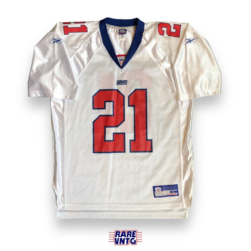 00's Tiki Barber New York Giants Reebok NFL Jersey Size Large