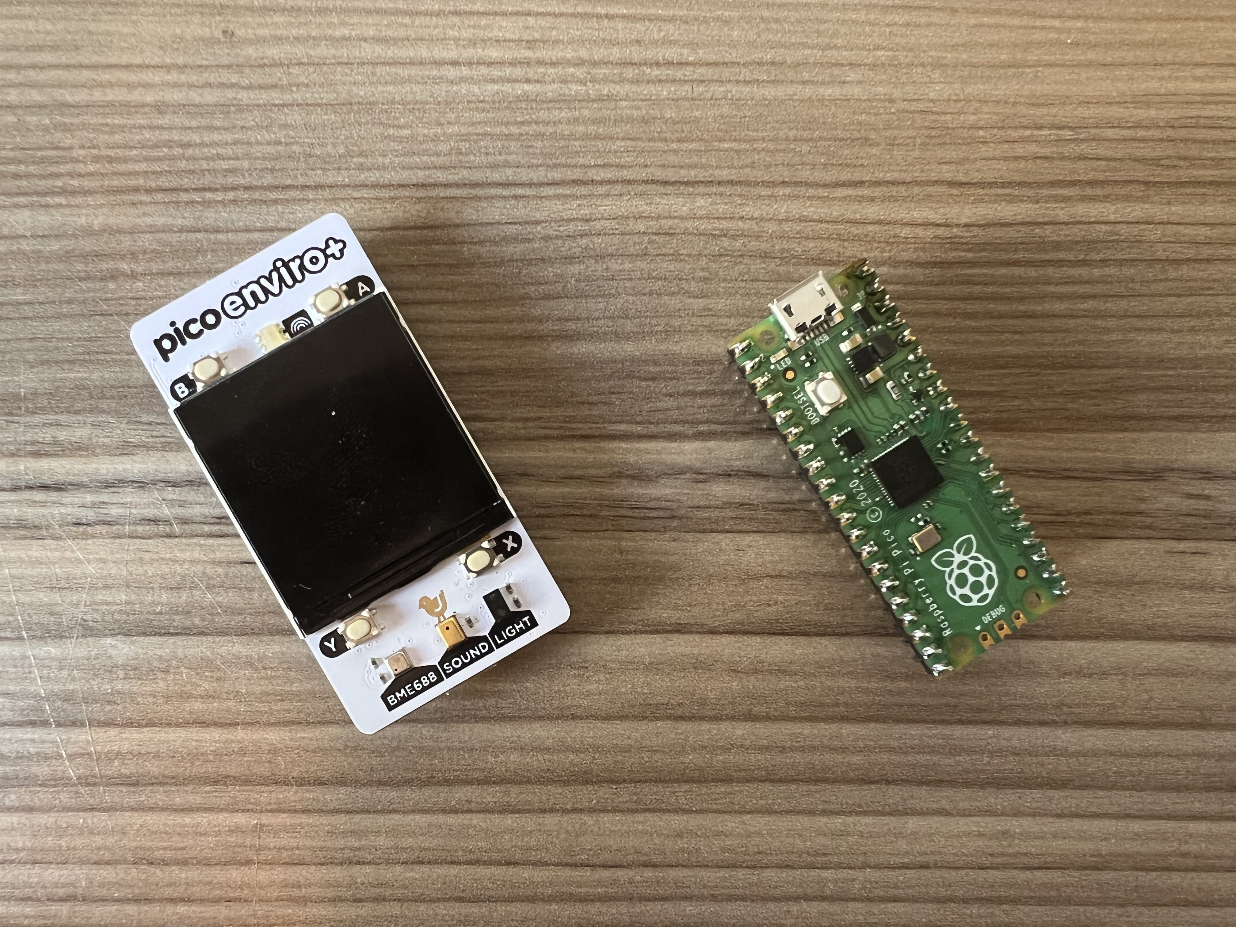 拡張カード Pico Enviro+Pack PIM635 Hot stuff: Pimoroni Pico