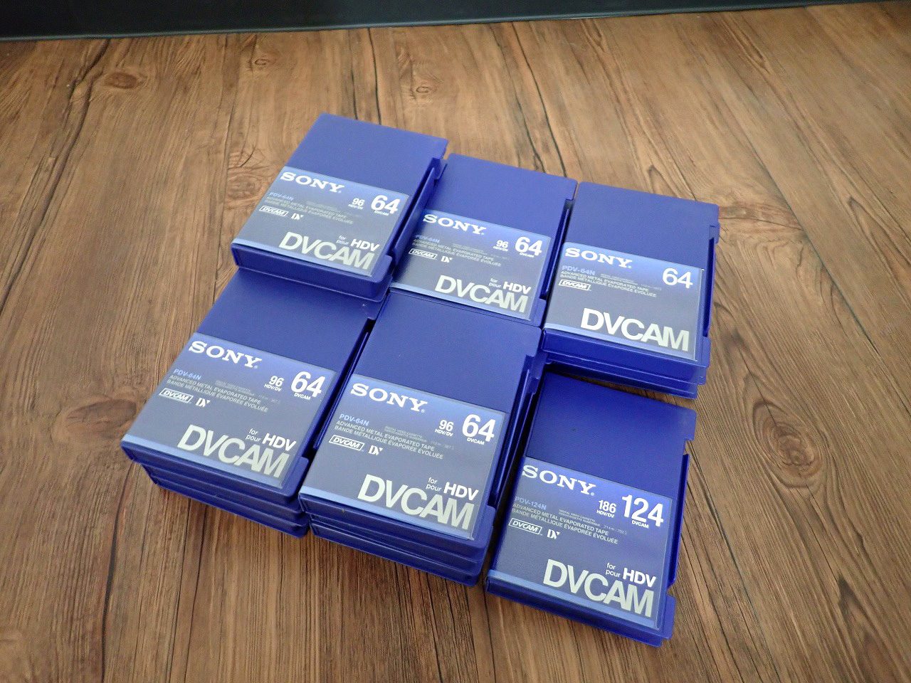 DVCAMテープ SONY PDV-64N HDV 13本 PDV-64N 3本 PDV-124N 1本 ソニー