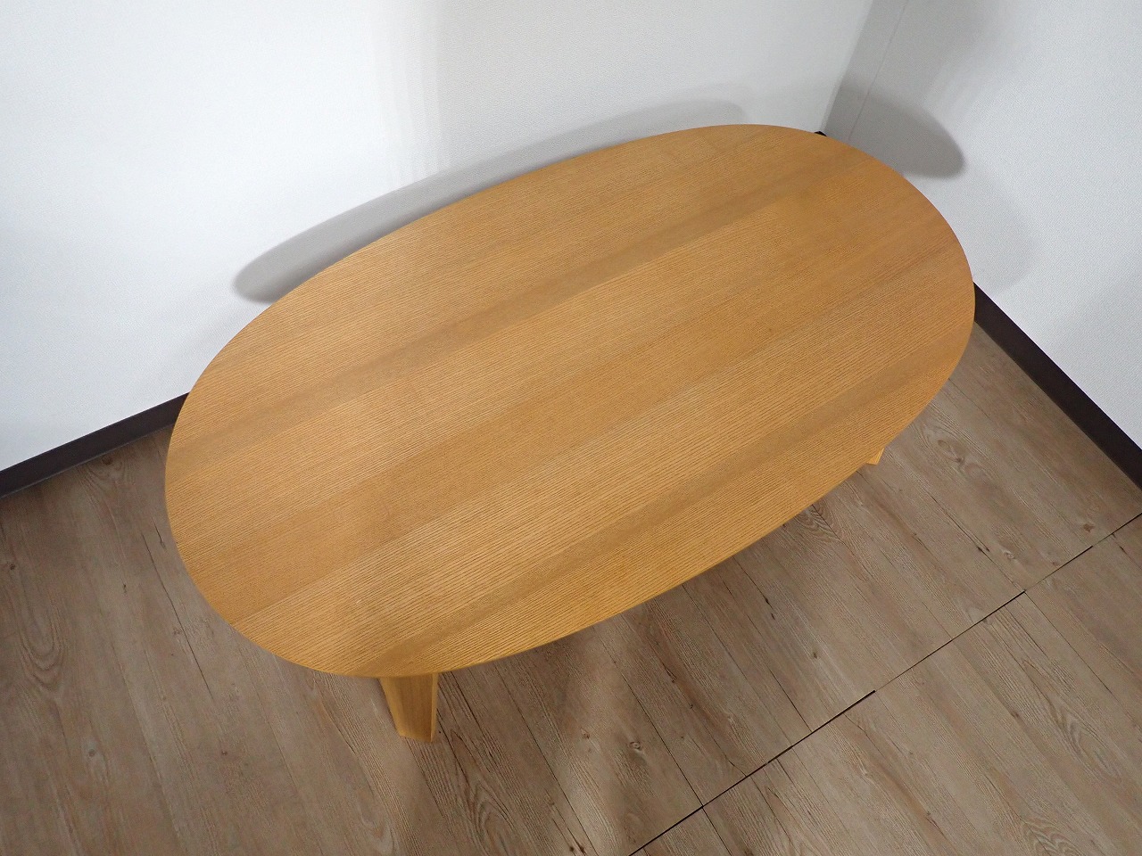 こたつ MUJI MJ-KDFS1100/N 無印良品 楕円形 木目 タモ材曲木脚 コタツ