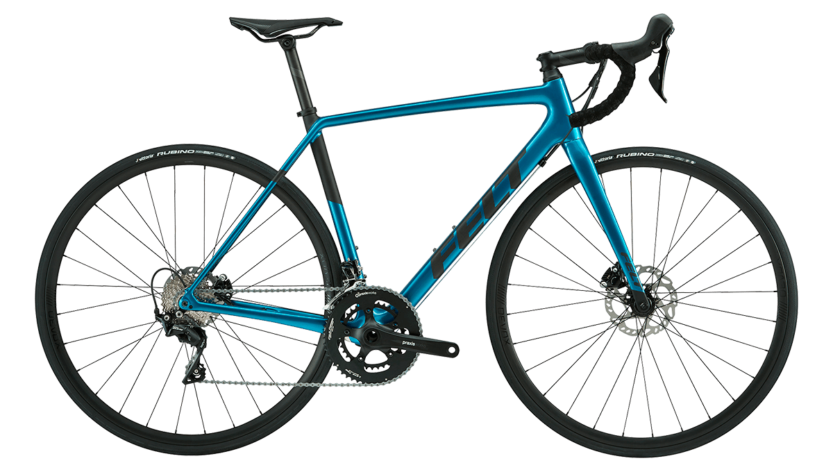 クランク付き FELT ロードバイクフレーム 54cm 青 FELT（フェルト