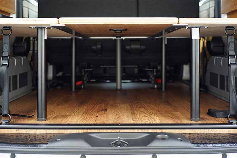 車中泊ベッドDIY】ダイネット用テーブルの製作【キャンピングカー