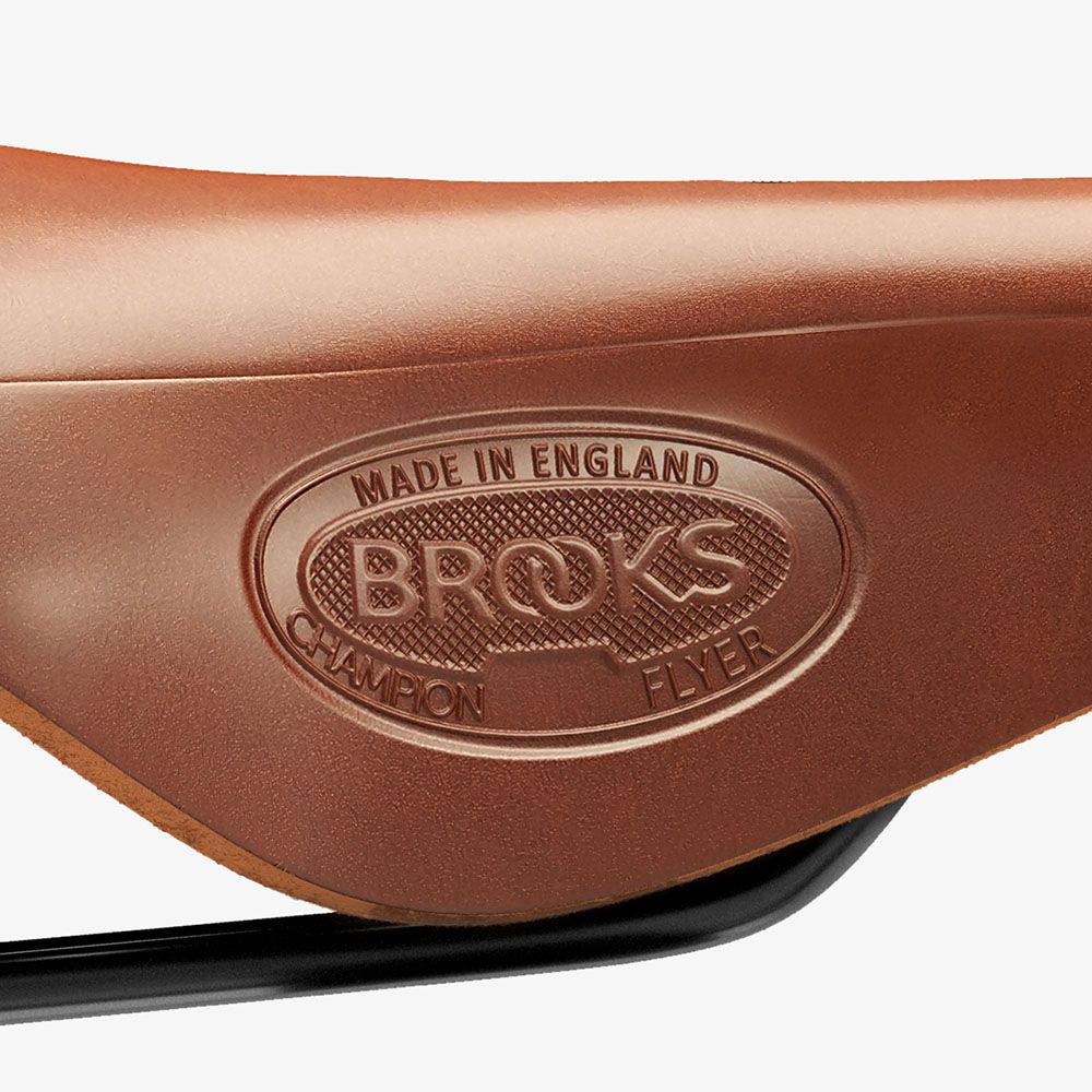 Saddle - Brooks Flyer Classic, Honey – Rivendell Bicycle Works