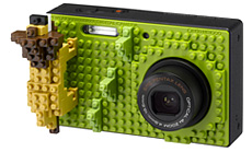 カワダの「ナノブロック」とのコラボレーションモデル「PENTAX Optio