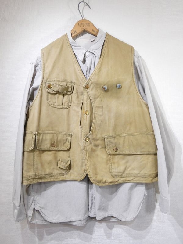 50s THE HETTRICK MFG Co American Field FISHING VEST - RICUR