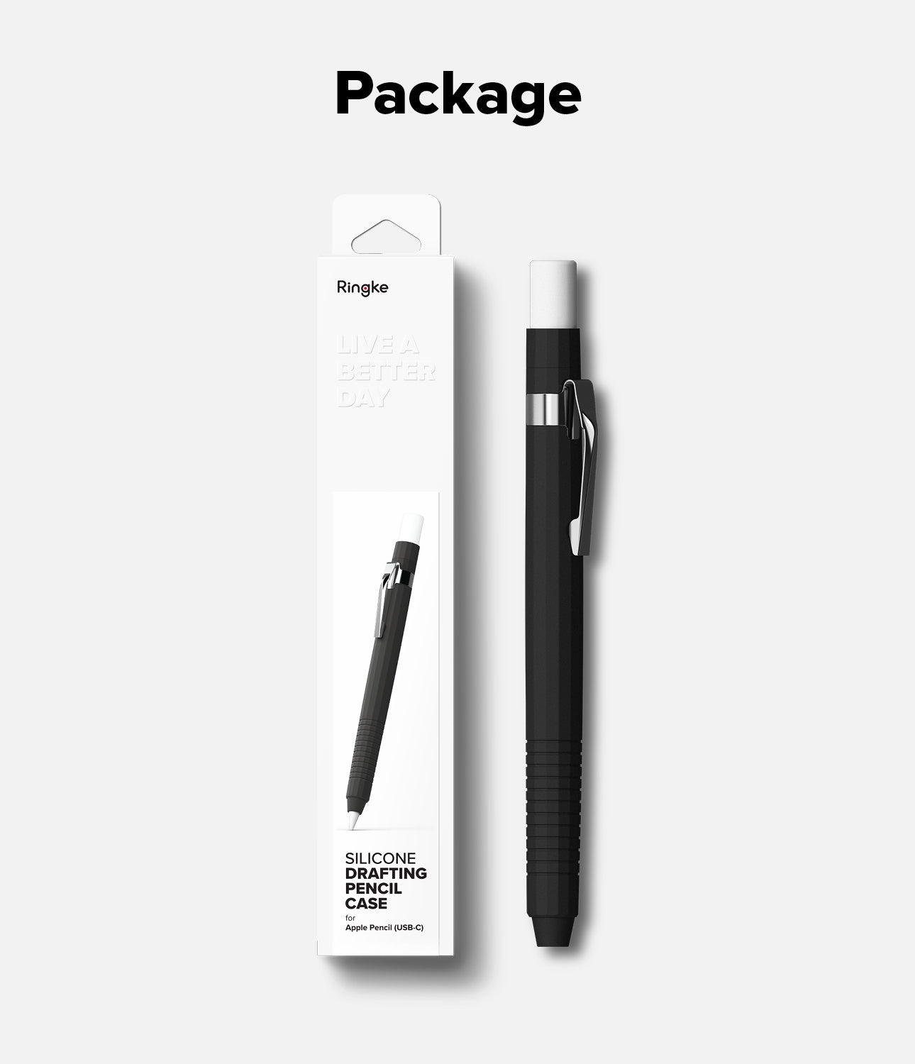 Apple Pencil USB-C Case | Silicone Drafting Pencil Case | Ringke