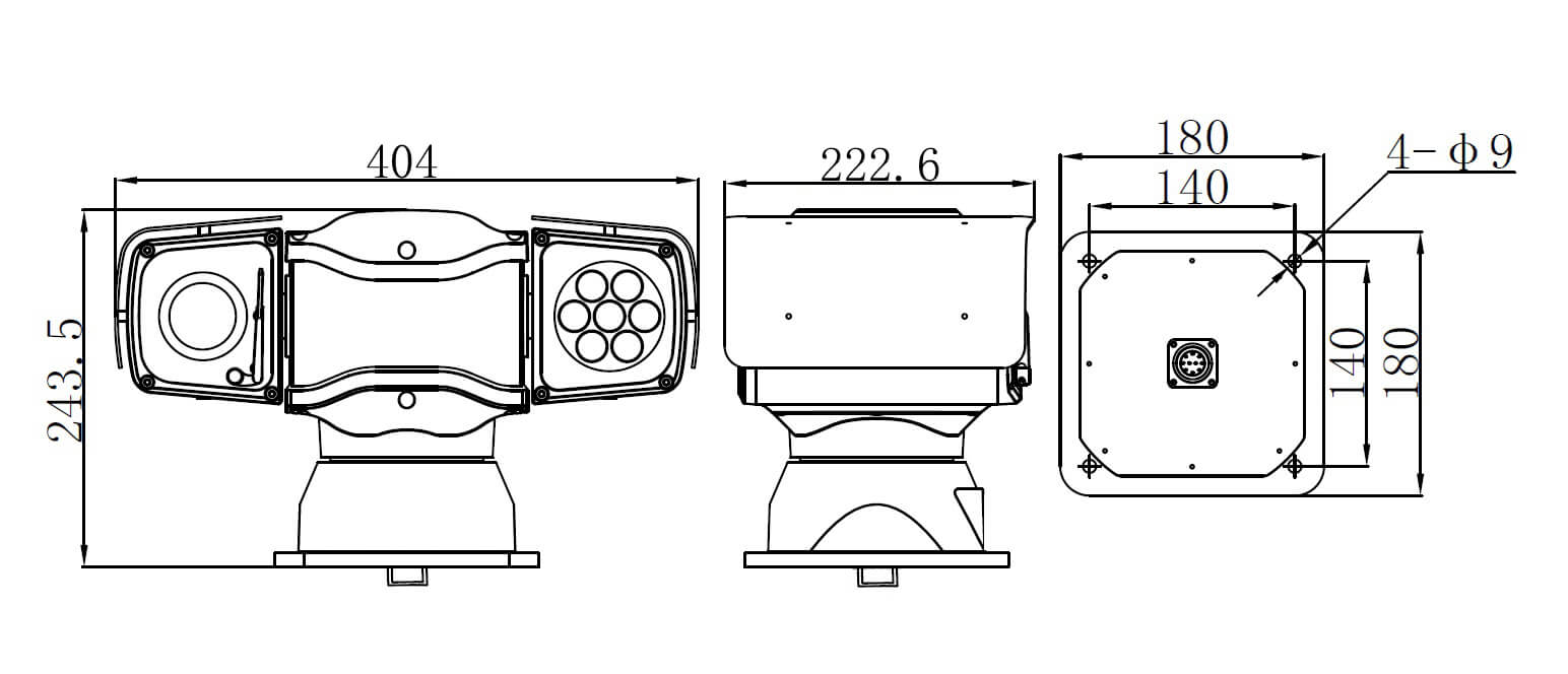The Powerful Night Chaser 44X IP PTZ Security Camera