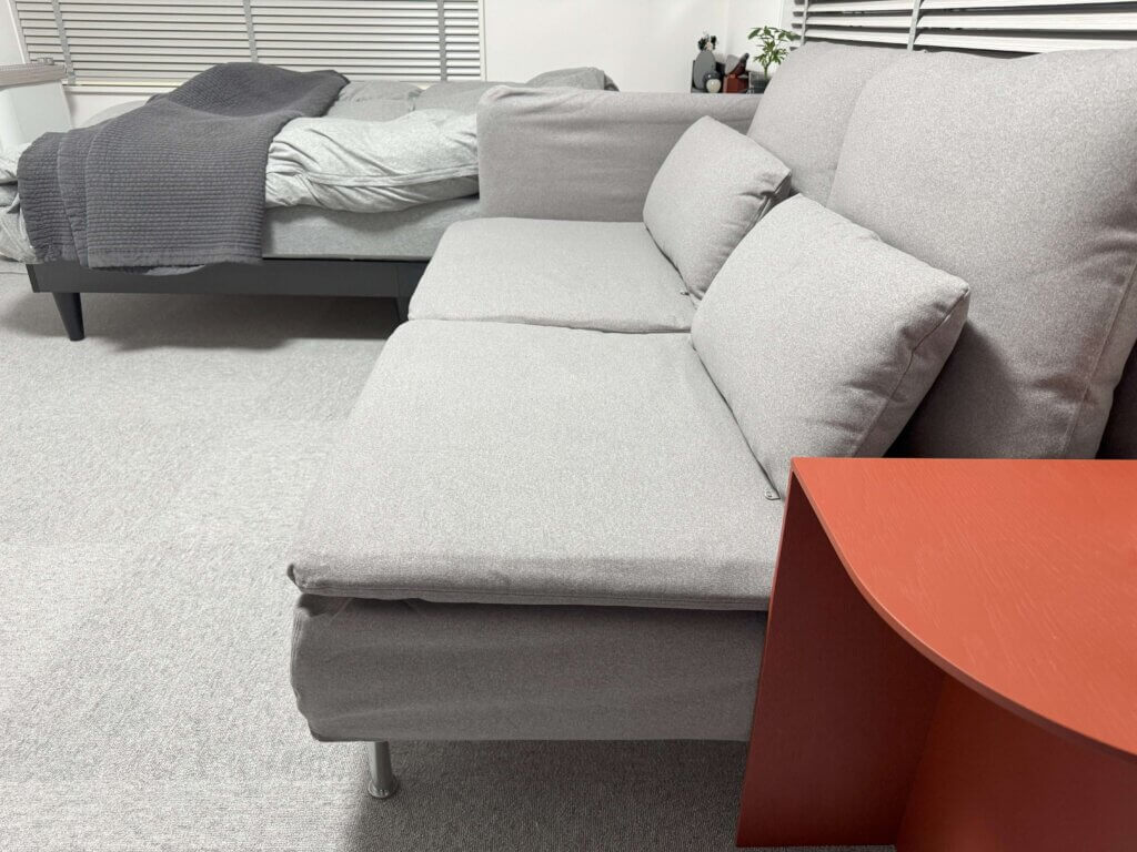 コスパとデザイン最強。IKEAの人気ソファ『 ソーデルハムン コンパクト