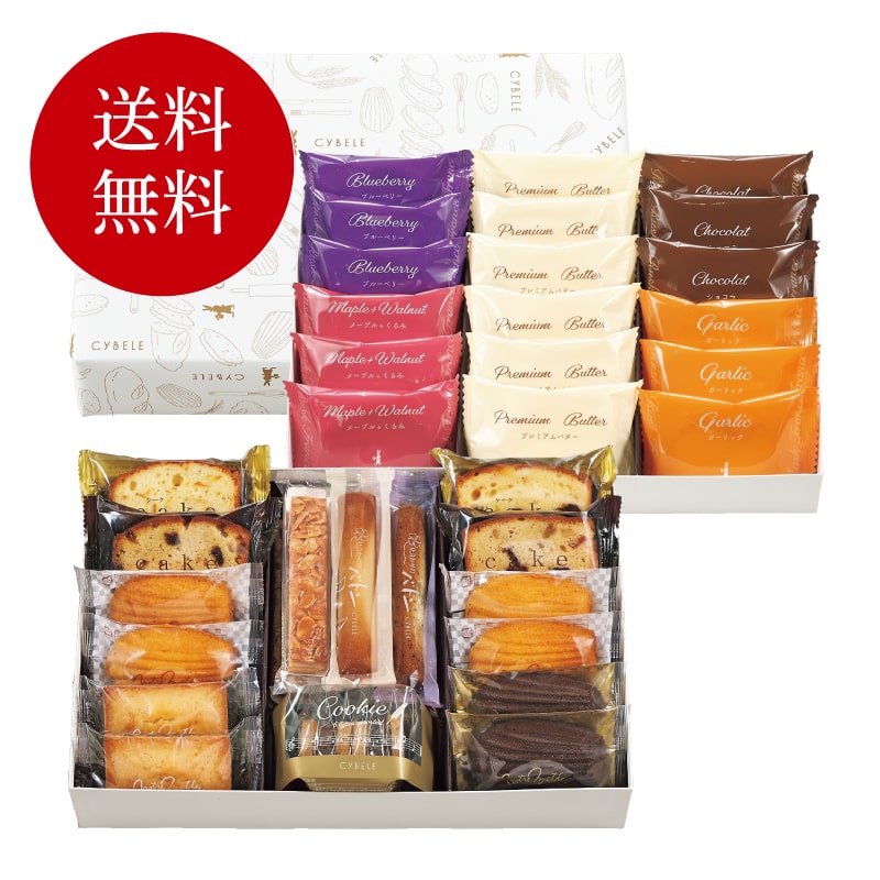 A17］ラスクと焼菓子のギフトセット＜M箱2段スリーブ＞