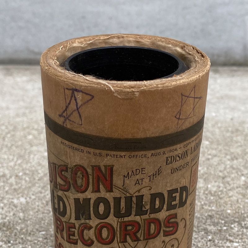VINTAGE ANTIQUE EDISON RECORD ヴィンテージ アンティーク 蝋管