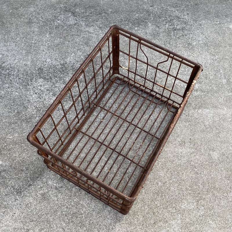 VINTAGE ANTIQUE WIRE BASKET ヴィンテージ アンティーク ワイヤー