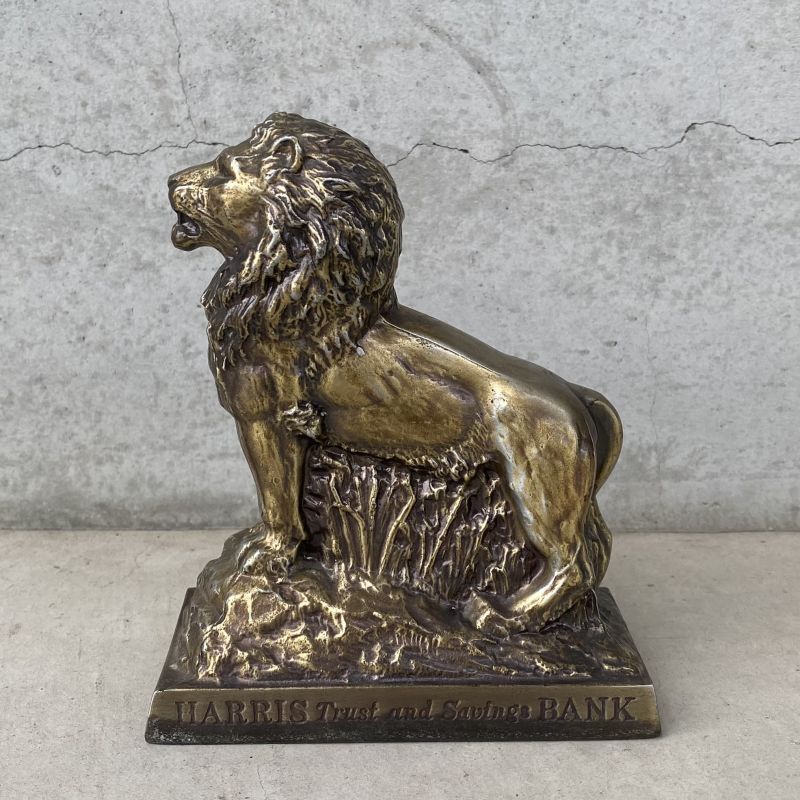 VINTAGE ANTIQUE COINBANK LION ヴィンテージ アンティーク コイン