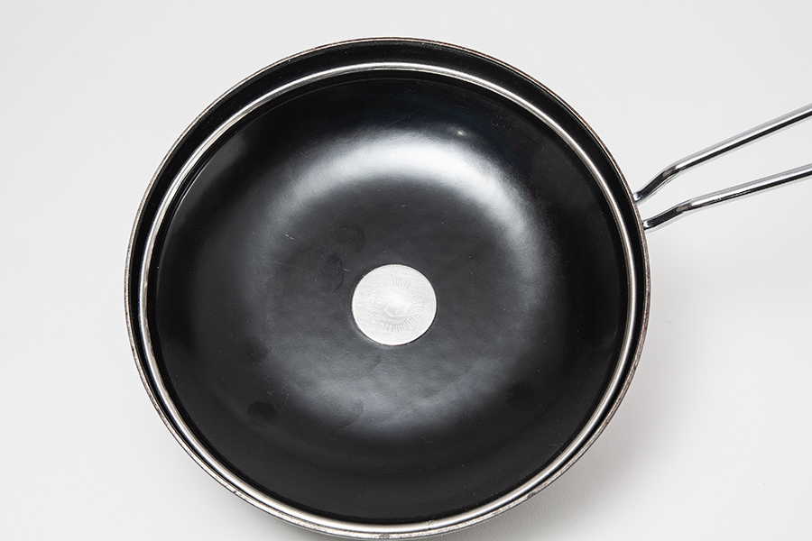 キャサリンホルム ホーロー片手鍋 ブラック／φ20cm(ヴィンテージ