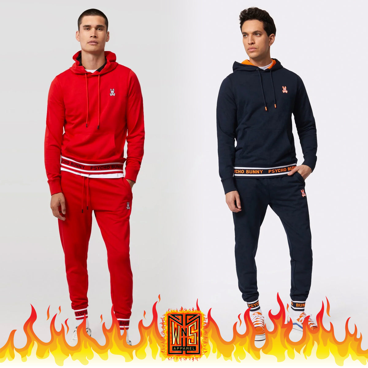 新品】Psycho Bunny トレーナー、マンシングウェアパンツセット Psycho