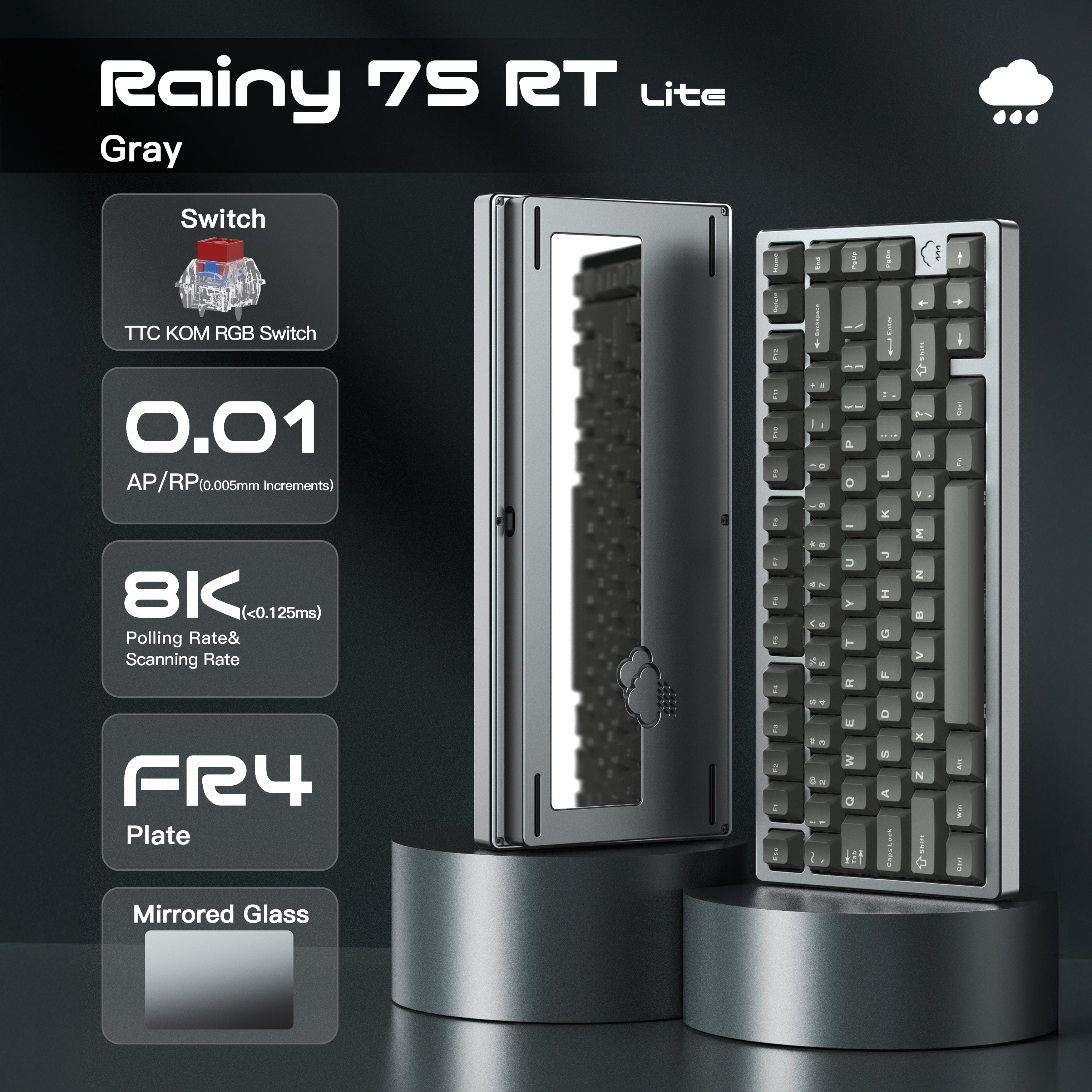 WOBKEY Rainy 75 RT Halleffect Keyboard