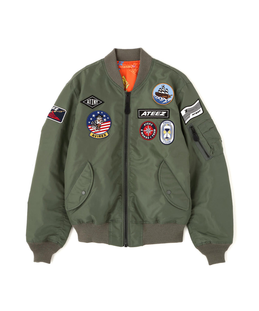 AVIREX x ATEEZ - REVERSIBLE MA-1 (PRE-ORDER) | WONDERNARA – wondernara