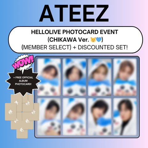 11/13 HELLOLIVE PHOTOCARD EVENT] ATEEZ - GOLDEN HOUR: Part.2 (PRE