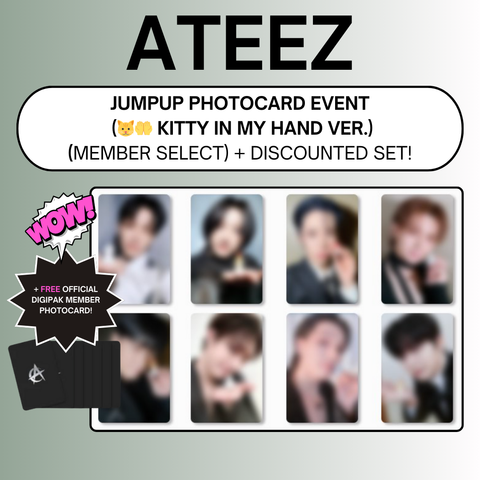 12/1 JUMPUP PHOTOCARD EVENT] ATEEZ - GOLDEN HOUR: Part.2 (PRE