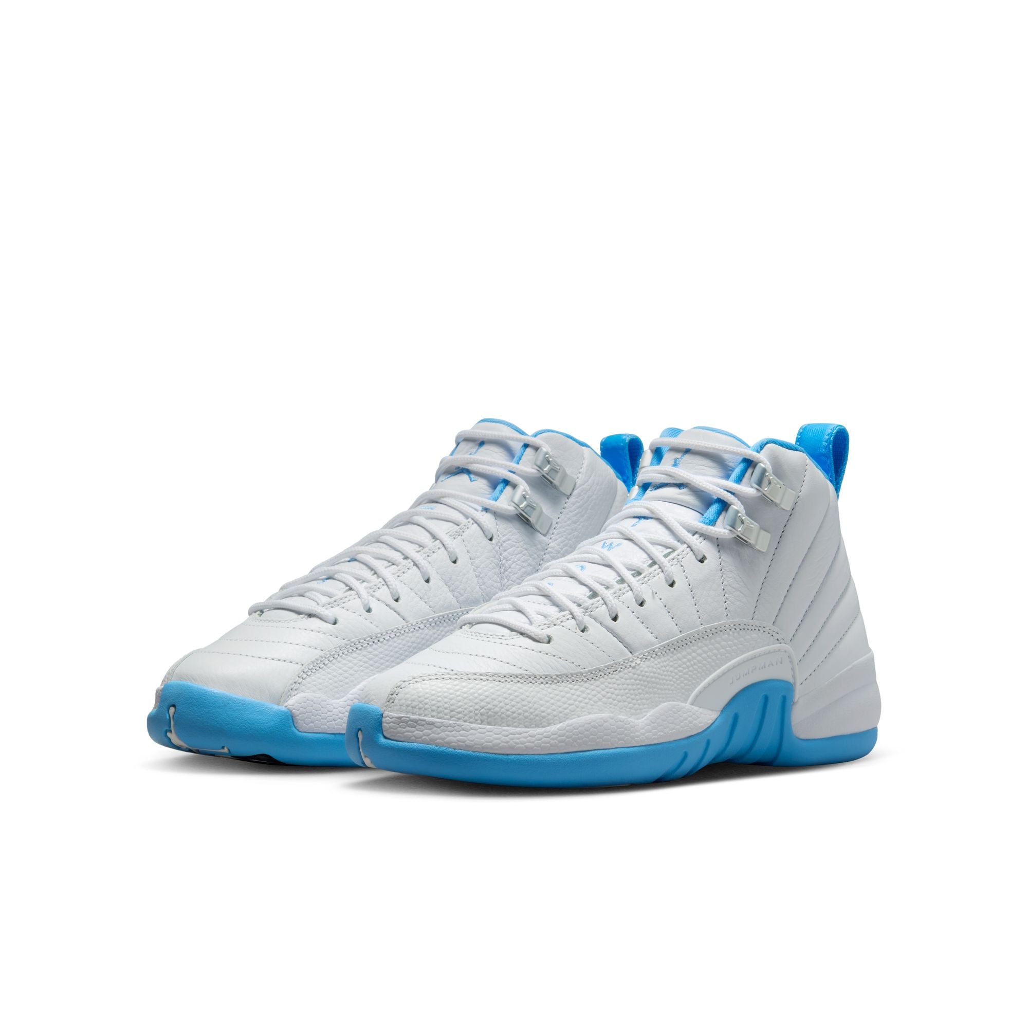 Air Jordan 12 Retro White and University Blue GS – WOODstack