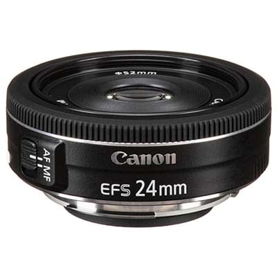 Canon EF-S 24mm f2.8 STM Pancake Lens | Wex Photo Video