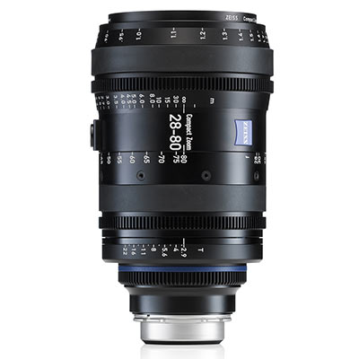 Zeiss 28-80mm T2.9 CZ.2 Cine Zoom Lens - Canon EF Mount (Feet