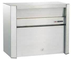 郵便受け箱(ポスト)686鍵付きの | ステンレスポストの通販サイト