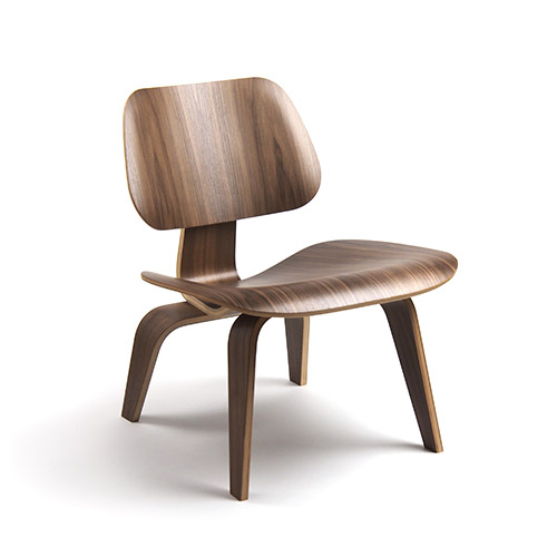 Eames LCW Lounge Chair Wood-leg Plywood Chair / Herman Miller