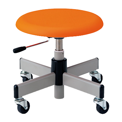 低床作業椅子（座回転・高さ調整付き）/M536TAC-H36LZN/測定/包装/物流