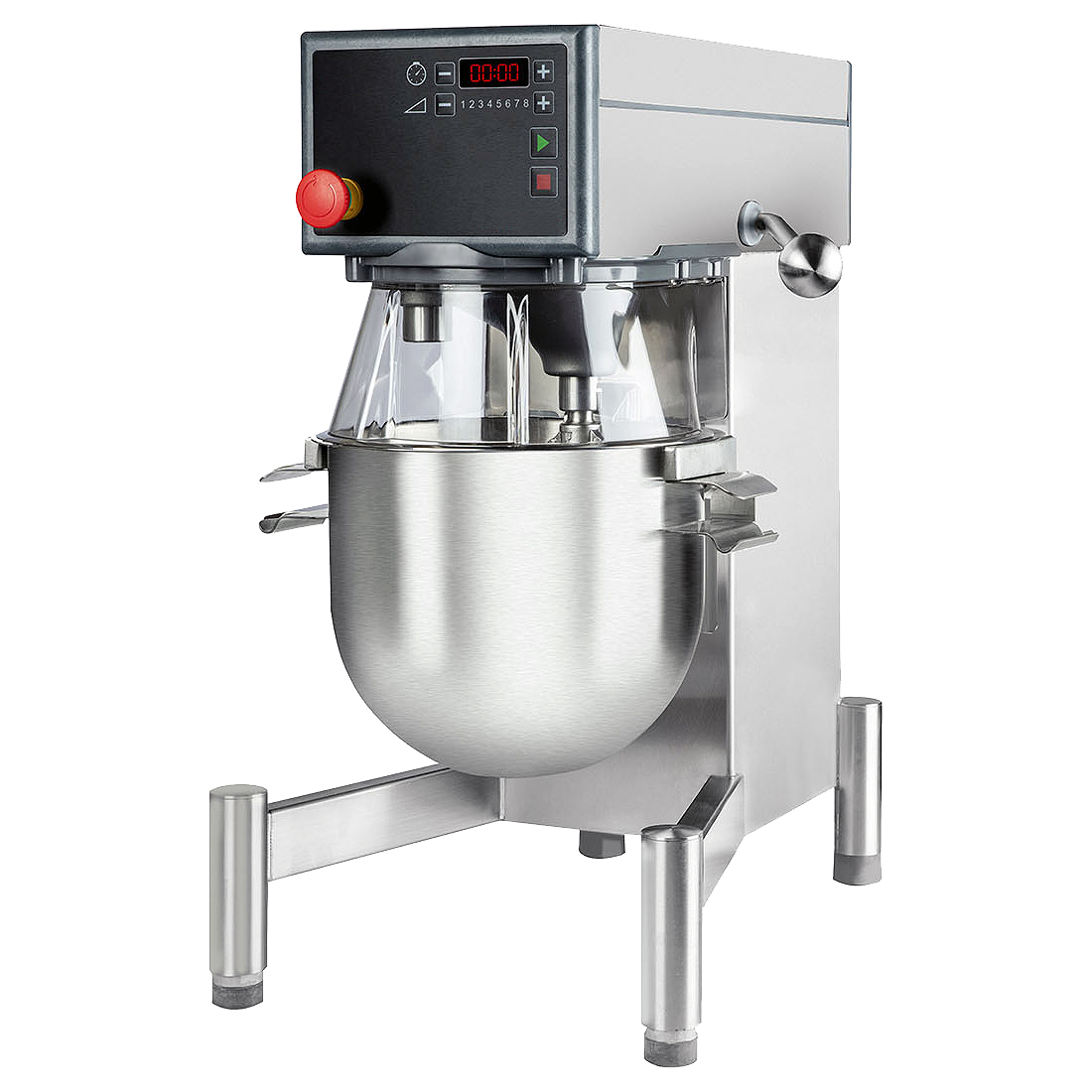 材料ミキサー10L（卓上型）スクレーパー付/M2774AK-10K | シロ産業 |