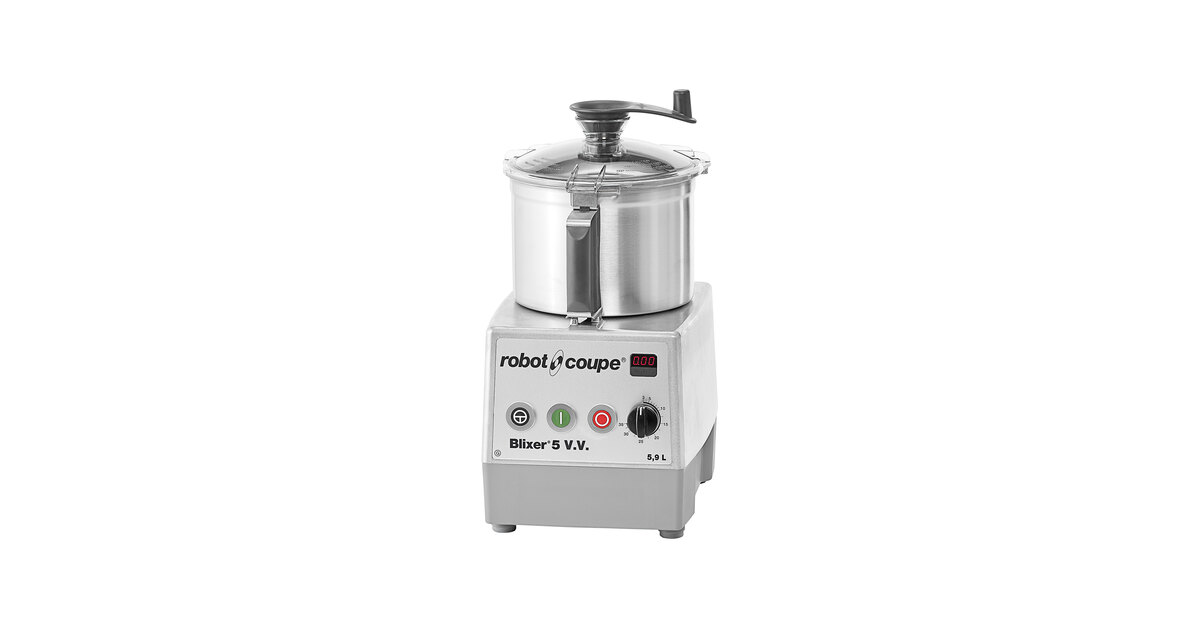 Robot Coupe BLIXER5VV Variable-Speed 6 Qt. / 5.9 Liter Stainless
