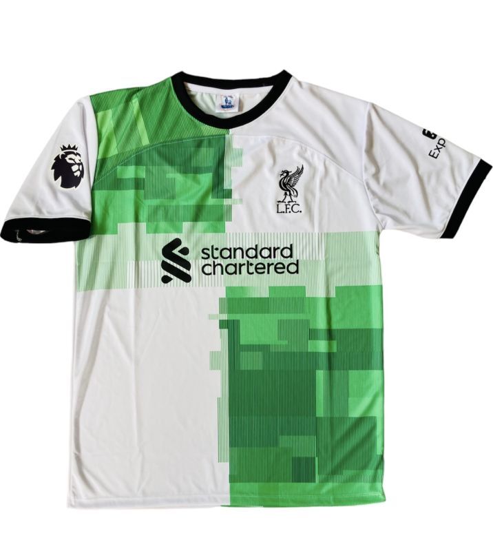 23/24-リバプール（アウェイ：緑）レプリカユニフォーム - サッカー